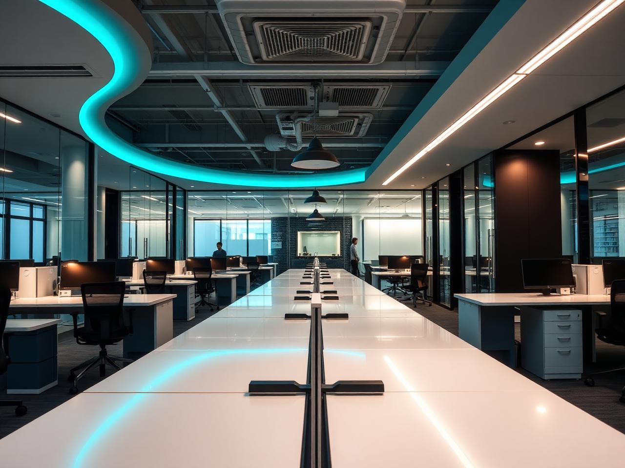 Image illustrative : bureaux professionnels aux surfaces propres et polies